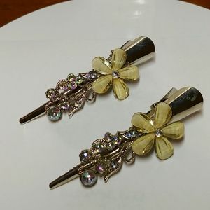 🆕NWOT Jewel Hair Clip set